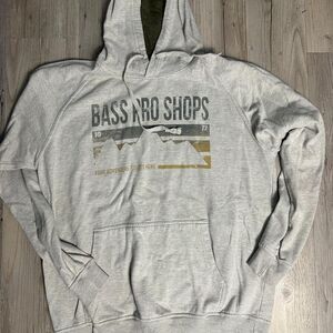Bass-pro-shops Men's Grey Hoodie